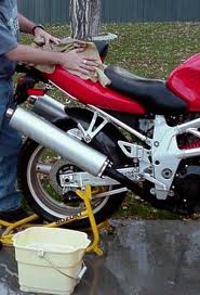 Motorcycle Detailing - Waxing