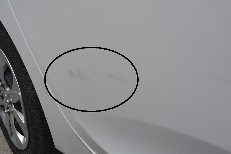 Scratches on Low Side of Car