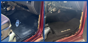 Interior Car Detailing Before and After