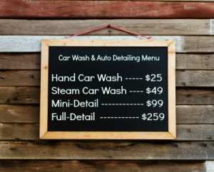 How to Create an Attention-grabbing Car Wash Menu